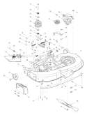 Page B Diagram and Parts List for 13BT604G401 2004 Yard Man Lawn Tractor